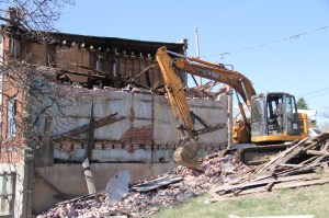 House Demolition, 3rd Street, Coaldale, 4-16-2014 (7)