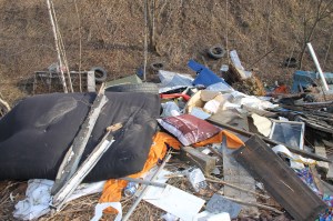 Litter Behind Tamaqua Middle School, Walker Township, 4-10-2014 (23)