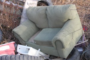 Litter Behind Tamaqua Middle School, Walker Township, 4-10-2014 (25)