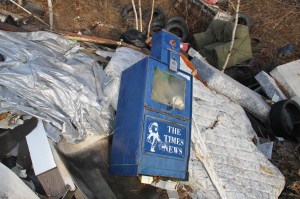 Litter Behind Tamaqua Middle School, Walker Township, 4-10-2014 (28)