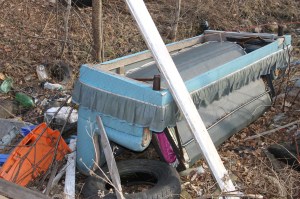 Litter Behind Tamaqua Middle School, Walker Township, 4-10-2014 (29)