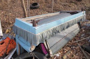 Litter Behind Tamaqua Middle School, Walker Township, 4-10-2014 (35)