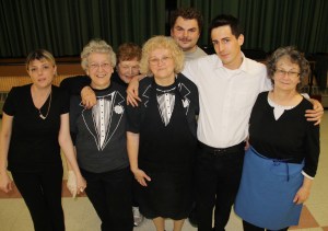 M & I Deli Catering Staff, Chamber Dinner, Hometown Fire Company, Hometown, 4-23-2014 (5)