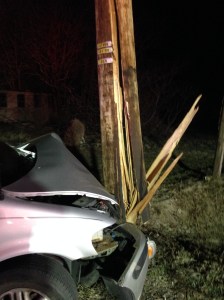 Motor Vehicle Accident, Submitted Rush Twp Police, Fairview Street, Hometown, 4-6-2014 (2)