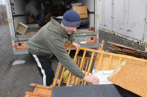 Moving Donations from Comfort Inn in Hazleton to Tamaqua, 4-7-2014 (2)