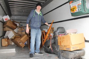 Moving Donations from Comfort Inn in Hazleton to Tamaqua, 4-7-2014 (3)