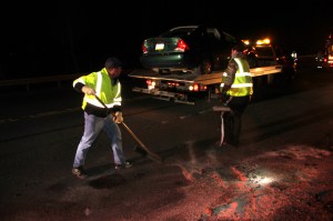 Overturned Car, SR309, South Tamaqua, 4-18-2014 (11)