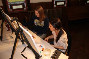 Paint and Sip, Theme was Ocean Beaches, Community Arts Center, Tamaqua, 4-23-2014 (11)