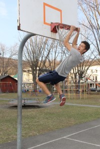 Playing Basketball, North and Middle Ward Playground, Tamaqua, 4-10-2014 (3)