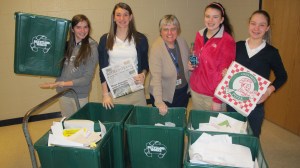 Recycling, Ecology Club, Middle School, Tamaqua, 3-20-2014 (1)