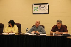 Pictured from left are supervisors Jeaninne Motroni, Shawn Gilbert and Robert Leibensperger.