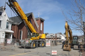 Status of US209 Bridge Work, East Broad Street, Tamaqua, 4-17-2014 (18)