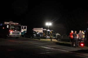 SUV Overturns Along US209, Schuylkill Township, 4-14-2014 (1)