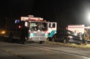 SUV Overturns Along US209, Schuylkill Township, 4-14-2014 (2)