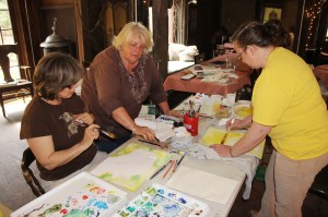 Up Close in the Garden, Watercolor Workshop, Stonehedge Gardens, South Tamaqua (5)