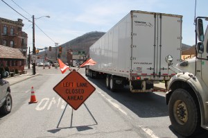 West Mauch Chunk Street Closed For Repairs, Tamaqua, 4-17-2014 (2)