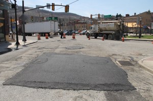 West Mauch Chunk Street Closed For Repairs, Tamaqua, 4-17-2014 (6)