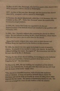 175th Anniversary Service Booklet, Hope of Christ Presbyterian Church, Summit Hill, 4-27-2014 (18)