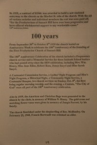 175th Anniversary Service Booklet, Hope of Christ Presbyterian Church, Summit Hill, 4-27-2014 (31)