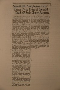 175th Anniversary Service Booklet, Hope of Christ Presbyterian Church, Summit Hill, 4-27-2014 (35)