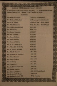 175th Anniversary Service Booklet, Hope of Christ Presbyterian Church, Summit Hill, 4-27-2014 (4)