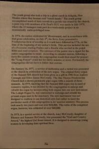 175th Anniversary Service Booklet, Hope of Christ Presbyterian Church, Summit Hill, 4-27-2014 (58)