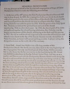 175th Anniversary Service, Hope of Christ Presbyterian Church, Summit Hill, 4-27-2014 (40)