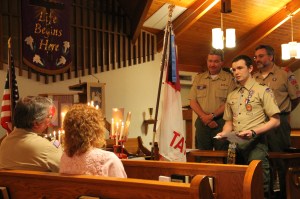 Boy Scout Jacob M. Kropp Eagle Ceremony at St Johns UCC, Tamaqua, 5-19-2014 (19)