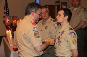 Boy Scout Jacob M. Kropp Eagle Ceremony at St Johns UCC, Tamaqua, 5-19-2014 (3)