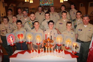 Boy Scout Jacob M. Kropp Eagle Ceremony at St Johns UCC, Tamaqua, 5-19-2014 (34)