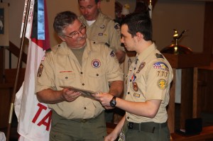 Boy Scout Jacob M. Kropp Eagle Ceremony at St Johns UCC, Tamaqua, 5-19-2014 (5)