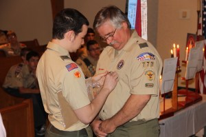 Boy Scout Jacob M. Kropp Eagle Ceremony at St Johns UCC, Tamaqua, 5-19-2014 (6)