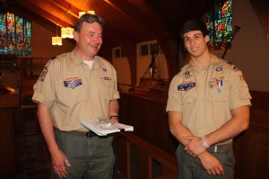Boy Scout Jacob M. Kropp Eagle Ceremony at St Johns UCC, Tamaqua, 5-19-2014 (64)
