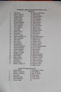 Boy Scout Jacob M. Kropp Eagle Ceremony at St Johns UCC, Tamaqua, 5-19-2014 (66)