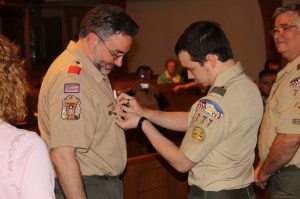 Boy Scout Jacob M. Kropp Eagle Ceremony at St Johns UCC, Tamaqua, 5-19-2014 (9)