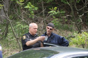 Car Up Grassy Embankment, No. 11 Hill, US209, Coaldale, 5-23-2014 (10)