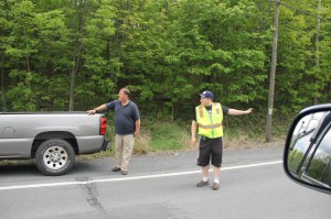 Car Up Grassy Embankment, No. 11 Hill, US209, Coaldale, 5-23-2014 (44)