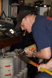 Cleaning the Firehouse, American Hose Company, Tamaqua, 5-13-2014 (12)