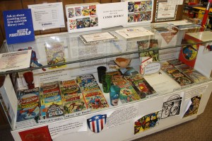 Comic Book Display, Tamaqua Public Library, Tamaqua, 5-2-2014 (1)