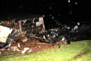 Driver Flees After Crashing into Another Car, Valley Road, Lewistown Valley, Tamaqua (11)