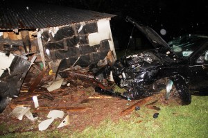 Driver Flees After Crashing into Another Car, Valley Road, Lewistown Valley, Tamaqua (12)