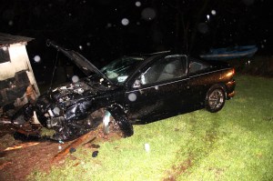 Driver Flees After Crashing into Another Car, Valley Road, Lewistown Valley, Tamaqua (14)