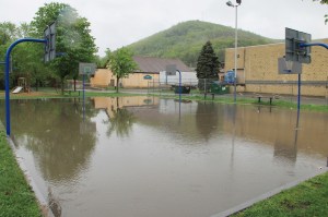 Flooded Basketball Court, Willing Skate Park, Tamaqua, 5-16-2014 (11)