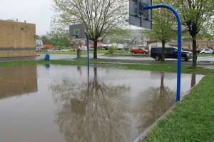 Flooded Basketball Court, Willing Skate Park, Tamaqua, 5-16-2014 (6)