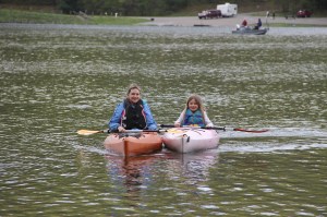 Girl, Woman Kyaking, Locust Lake State Park, Barnesville, 5-18-2014 (15)