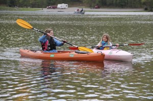 Girl, Woman Kyaking, Locust Lake State Park, Barnesville, 5-18-2014 (16)
