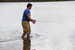 Guy Fishing, Locust Lake State Park, Barnesville, 5-18-2014 (19)