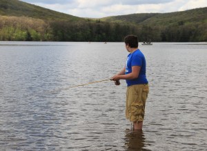Guy Fishing, Locust Lake State Park, Barnesville, 5-18-2014 (5)