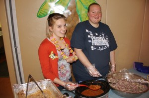 Hawaiian Luau Party, Older and Bolder Group, Salvation Army, Tamaqua, 5-21-2014 (1)