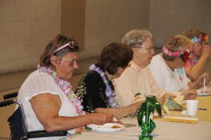 Hawaiian Luau Party, Older and Bolder Group, Salvation Army, Tamaqua, 5-21-2014 (2)